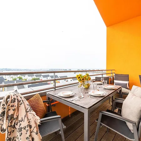 Ocean Sunset- Penthouse, Balkon, Kamin Olpenæs