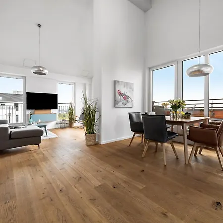 Ocean Sunset- Penthouse, Balkon, Kamin * Olpenæs