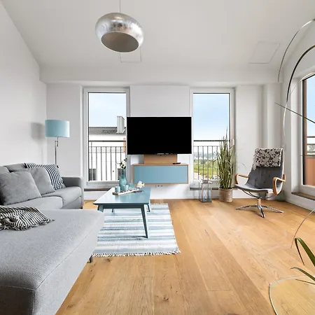 Ocean Sunset- Penthouse, Balkon, Kamin Lejlighed Olpenæs